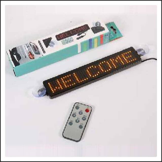 HTS-Z74 Remote Controlling LED Scrolling Message Sign Board 