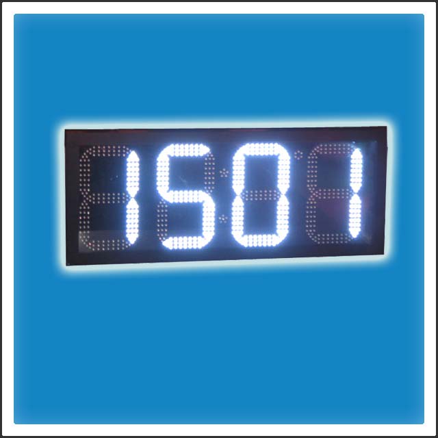 10 Inches Digit LED Time & Temperature Display Sign 