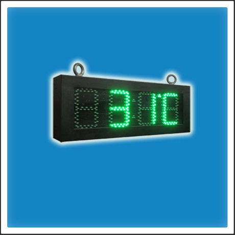 5 Inches Digit Outdoor LED Time & Temp Clock Sign - HANGEL LED