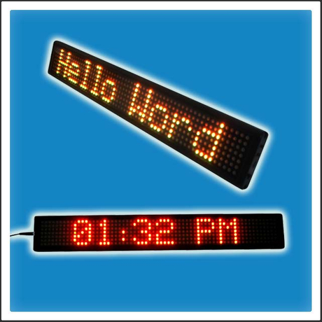 1line Led Sign Super Slime 1 Line LED Scrolling Message Display Sign - HANGEL LED