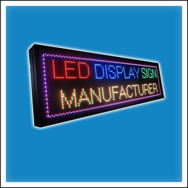 P10 320mm Height Outdoor Water Proof LED Scrolling Message Sign 