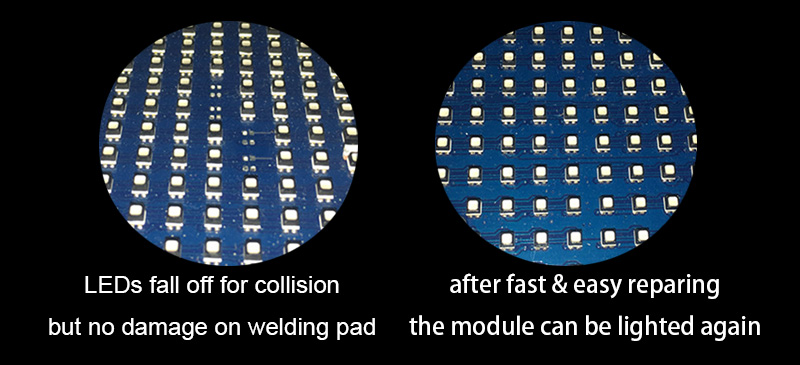 anti-collision welding pad Hangel LED screen