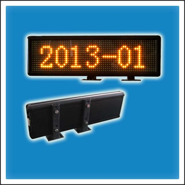 HTS-VW6x7.62-16XX Programmable LED Scrolling Message Sign Board for Windscreen